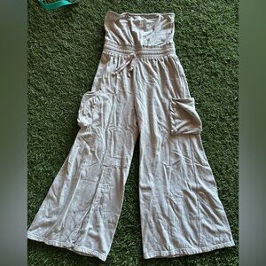 Stylish Gray Women's Jumpsuit